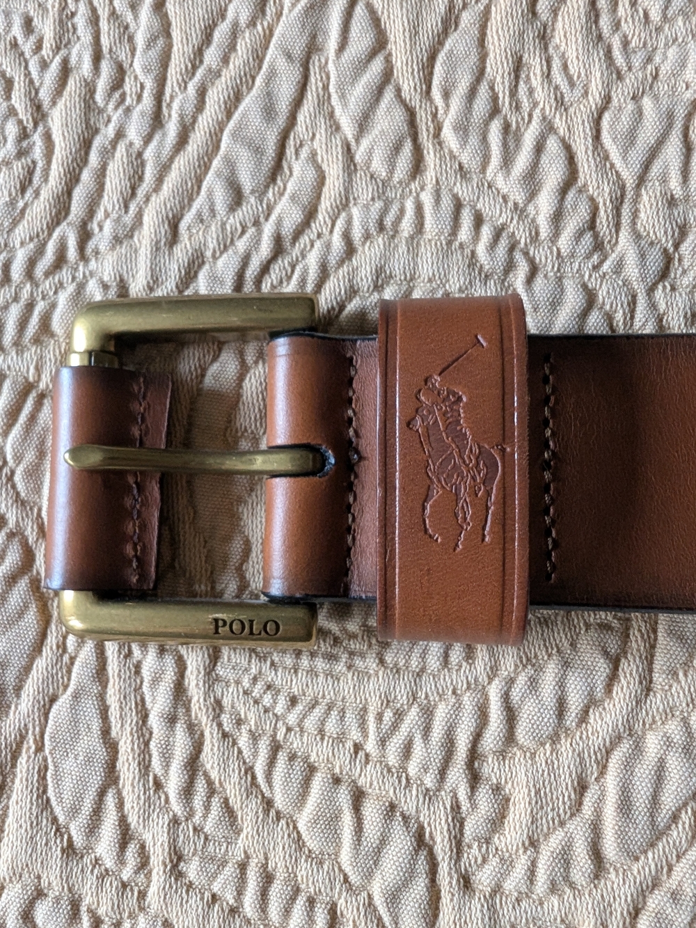Polo Ralph Lauren Brown Leather Belt